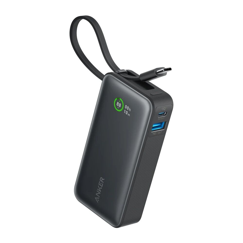 Anker Nano Power Bank 30W Built-in USB-C Cable Portable Charger A1259 -BRAND NEW